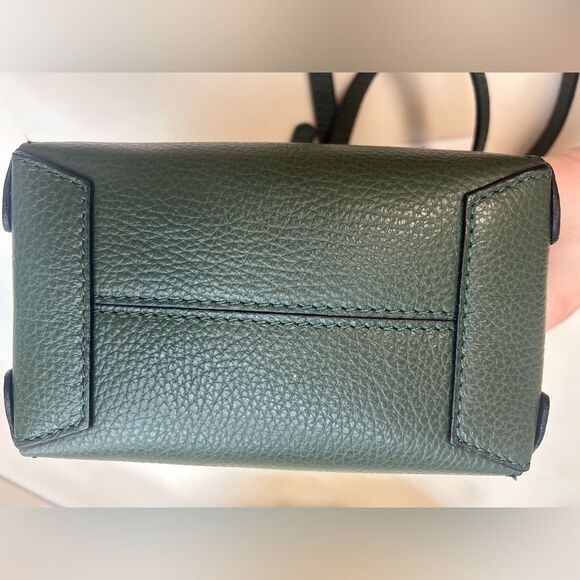 NWT Andrea Cardone Italia Green Leather Women's Bag - Picture 7 of 11